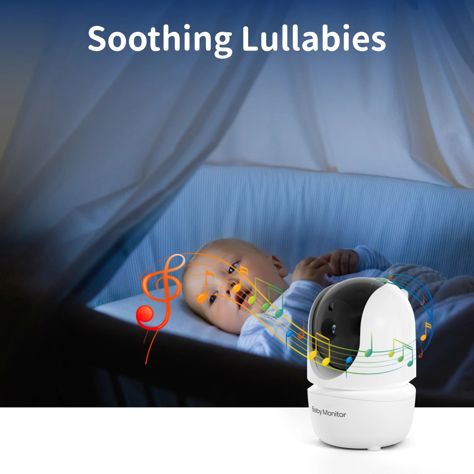 Premium Baby Monitor with HD Vision & Remote Control